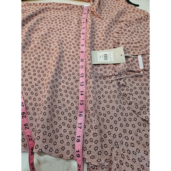 NWT! Boden Betsy Top Floral Print Ruffle Sz 6 Pink Long Sleeve Prairie Boho - Picture 12 of 13